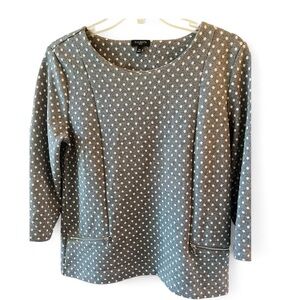 Talbots Ladies Petite Medium Festive Top